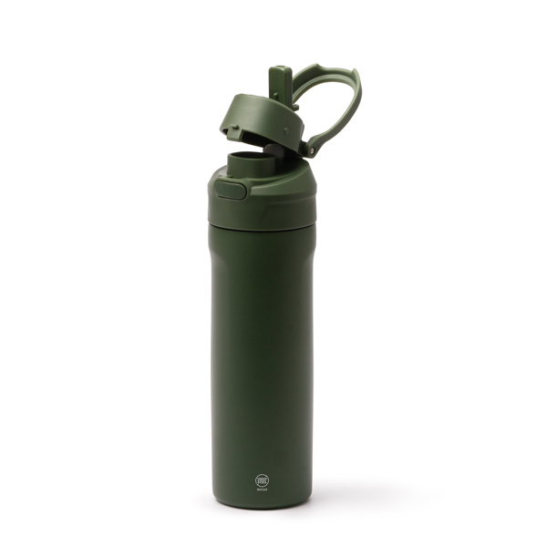 RVS Drinkfles 700ml Met Rietje - 1