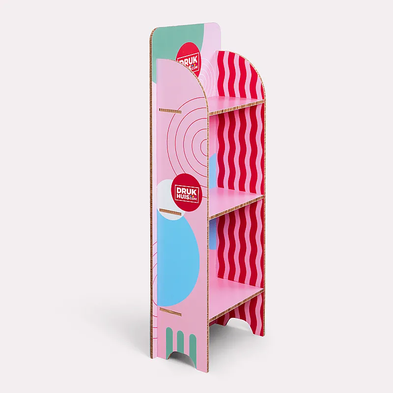 POS-displays met schappen