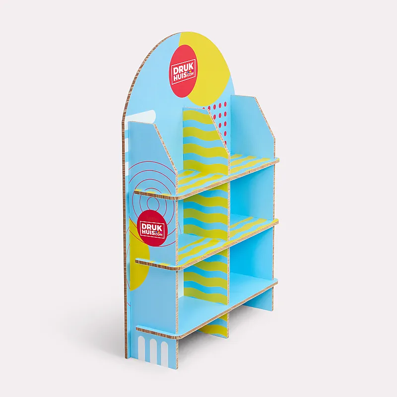POS-displays met gebogen bovenkant