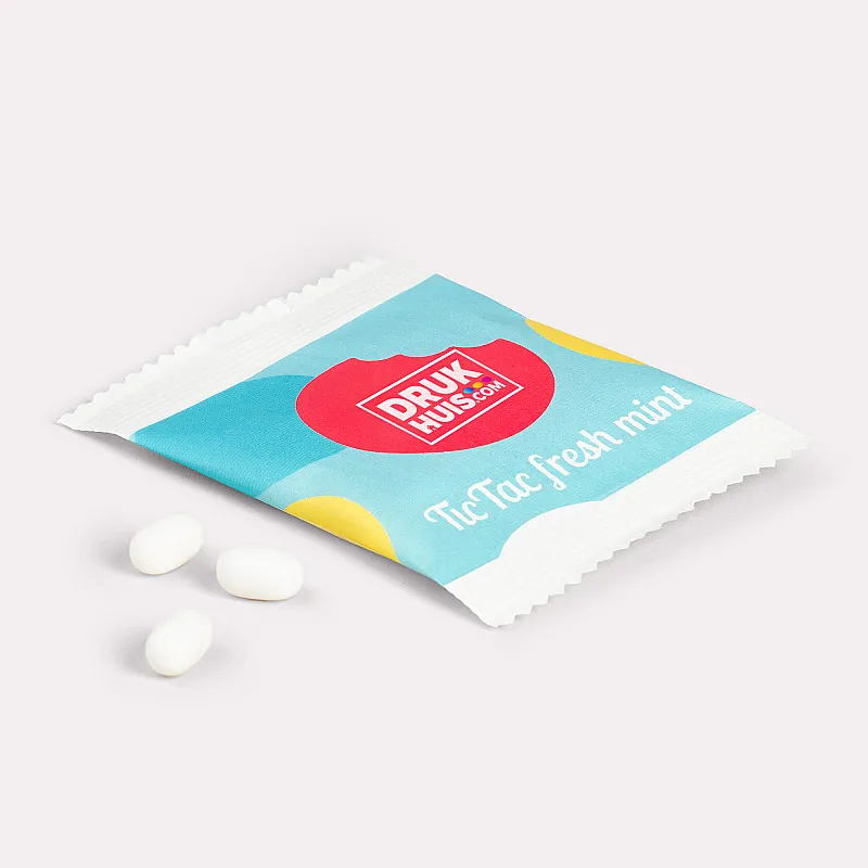 Tic Tac fresh mint in papieren zakje