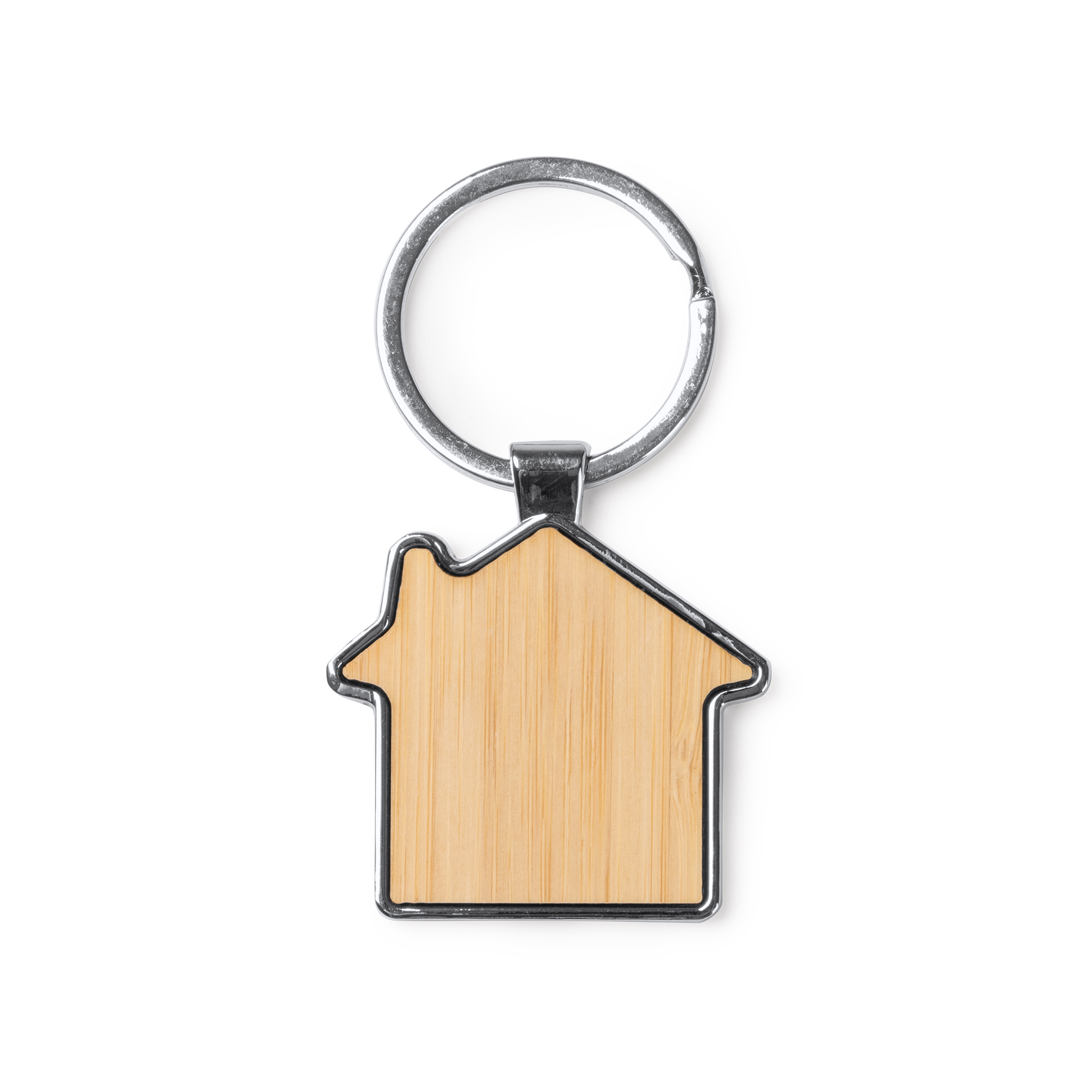 Bamboe Sleutelhanger Huisvorm - 2