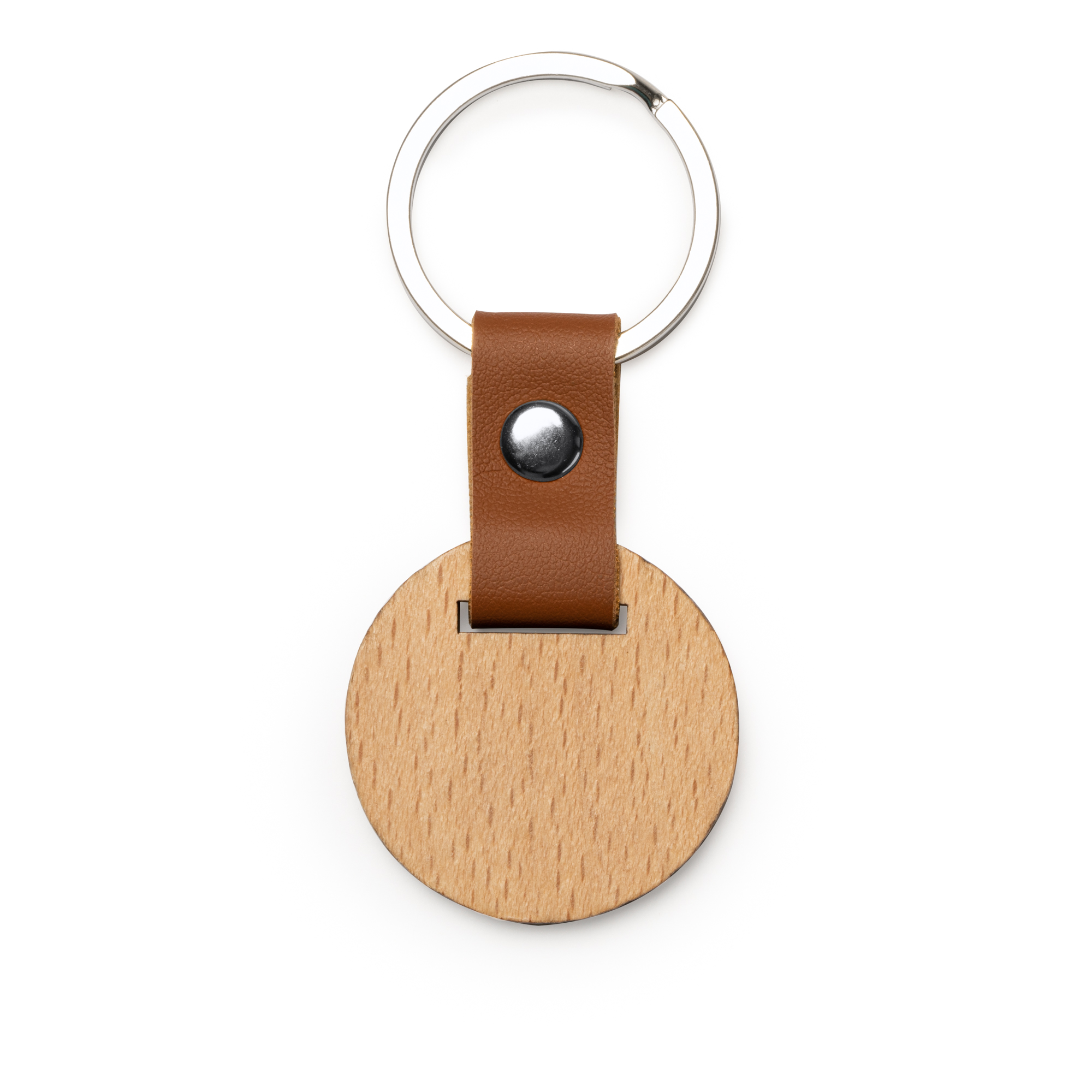 Sleutelhanger Hout Eco-leer - 2