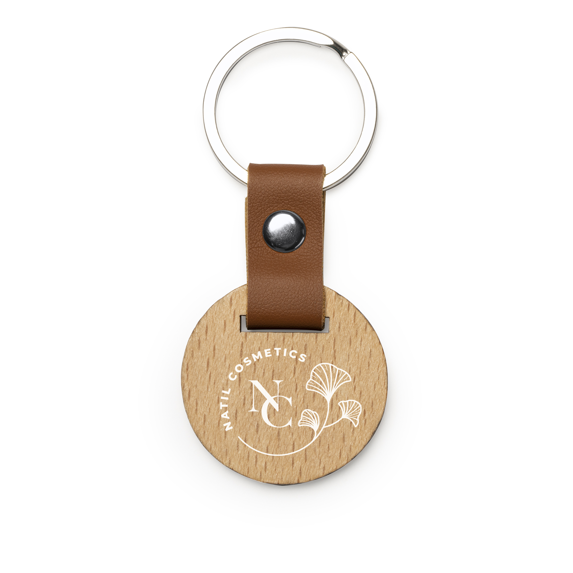 Sleutelhanger Hout Eco-leer - 3