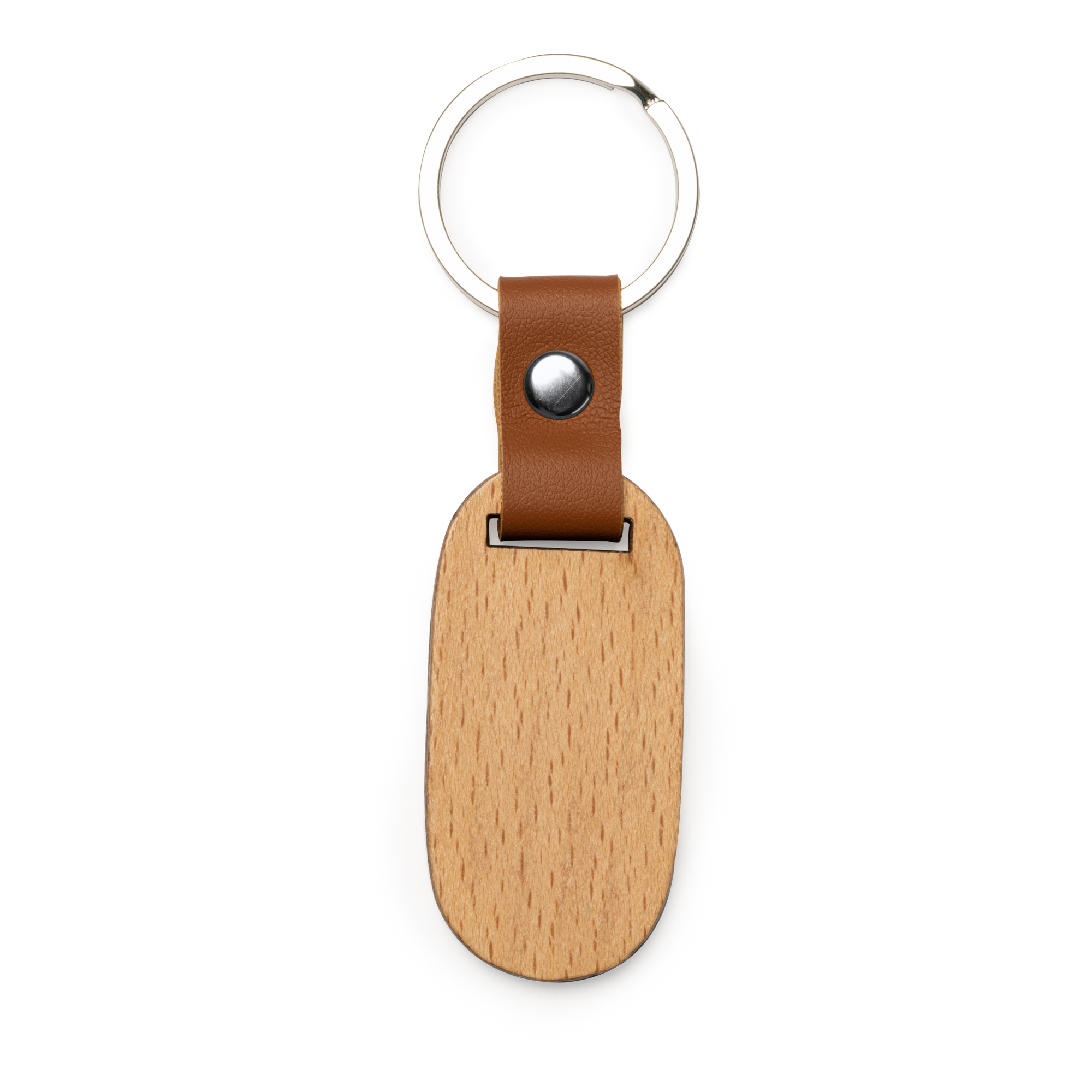 Sleutelhanger Hout Eco-leer - 5
