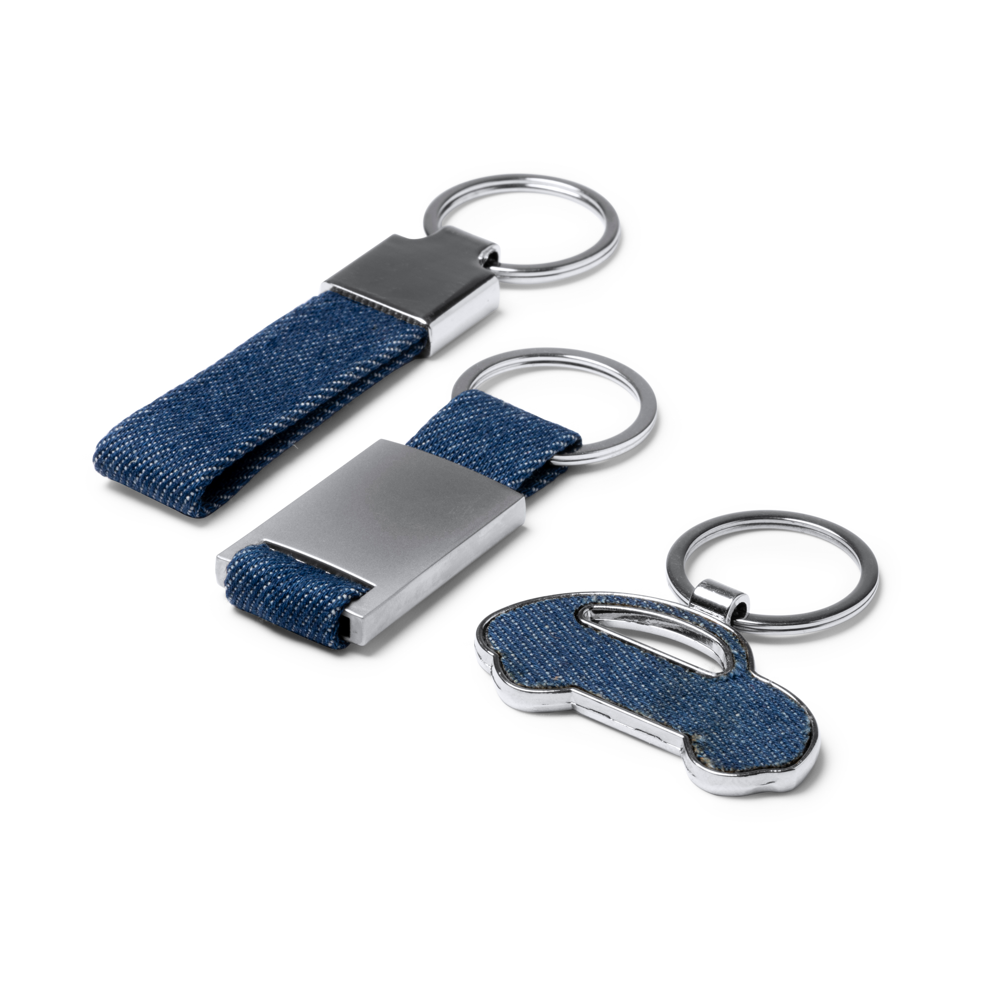 Sleutelhanger Auto Denim - 4