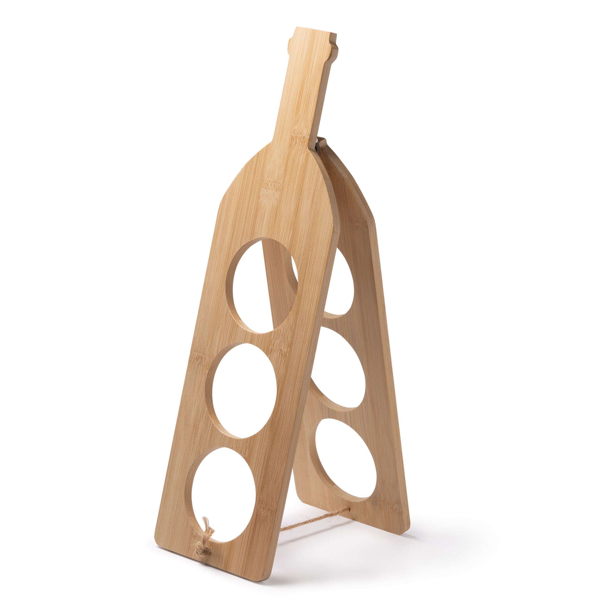 Houten Wijnrek voor 3 Flessen - 7