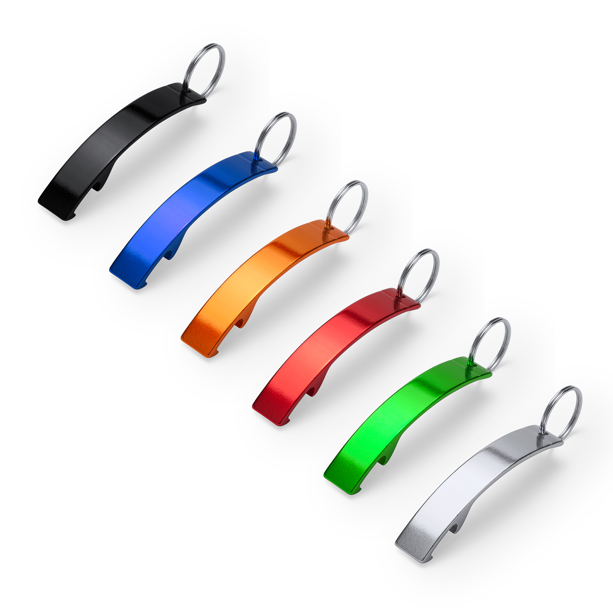 Aluminium Sleutelhanger Flesopener - 6