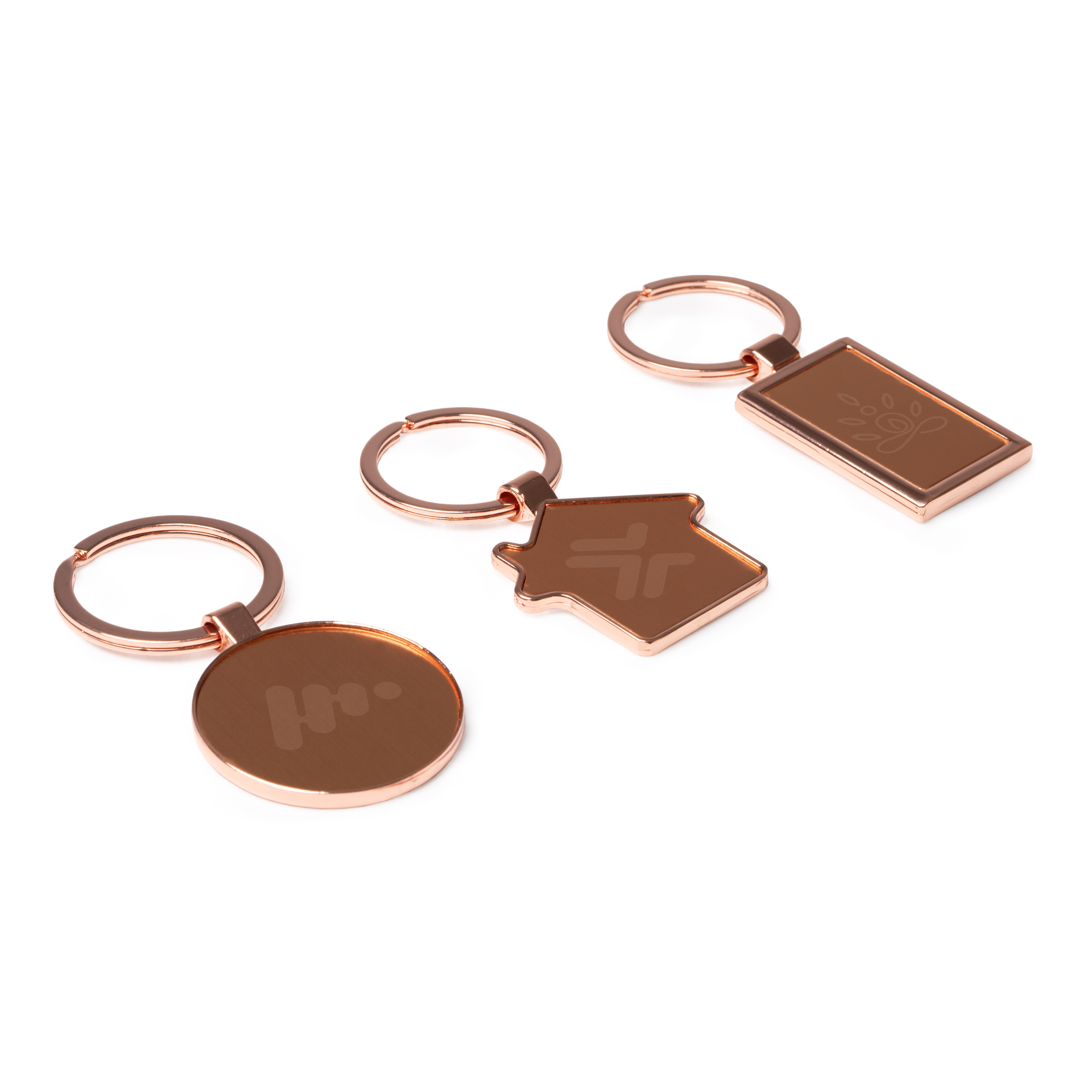 Metalen Sleutelhanger Huisvorm - 4