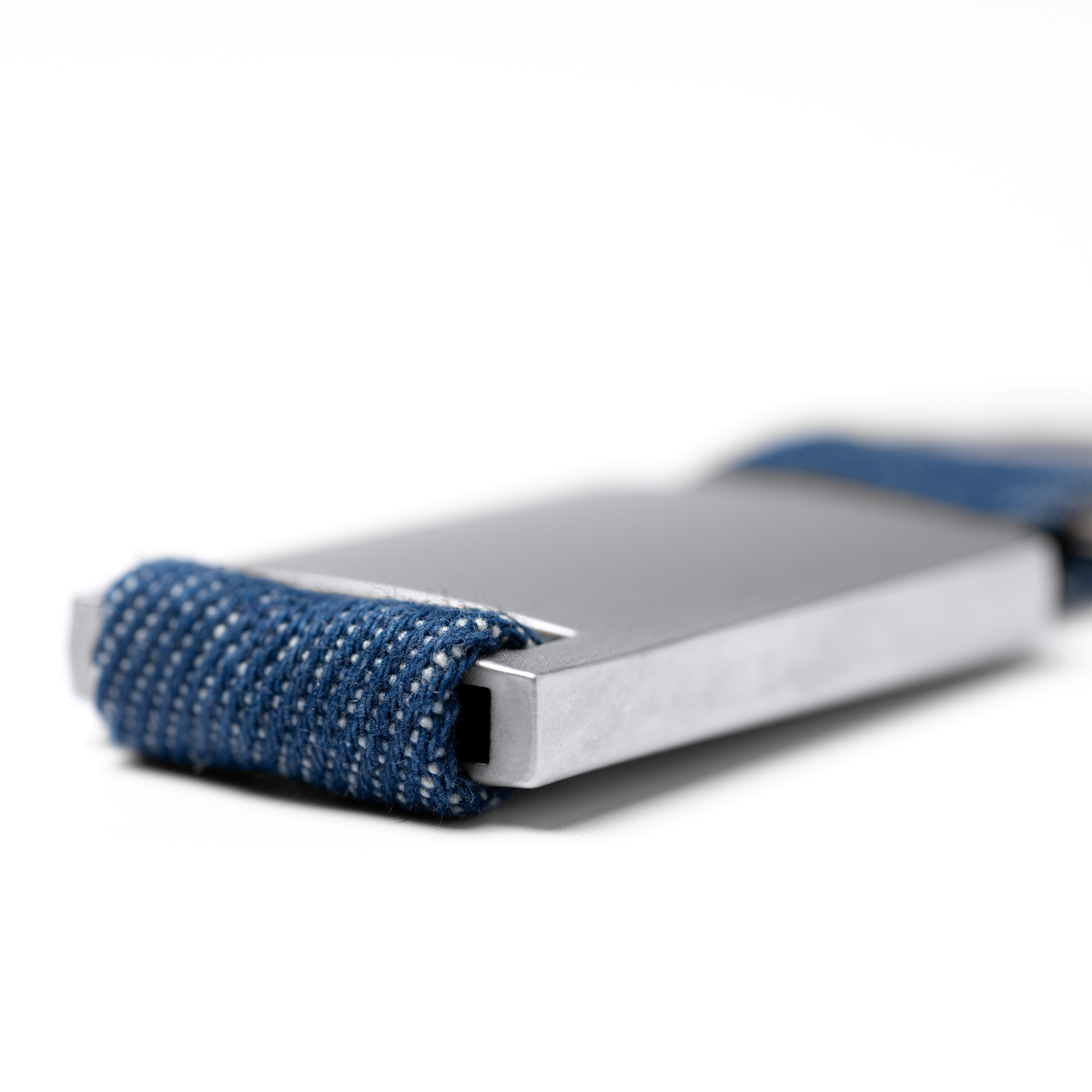 Sleutelhanger Denim en Metaal - 3