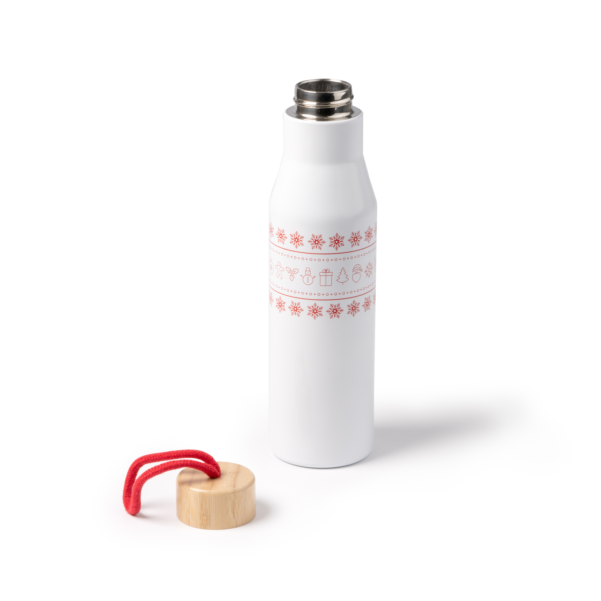 RVS Dubbelwandige Drinkfles Kerst - 4