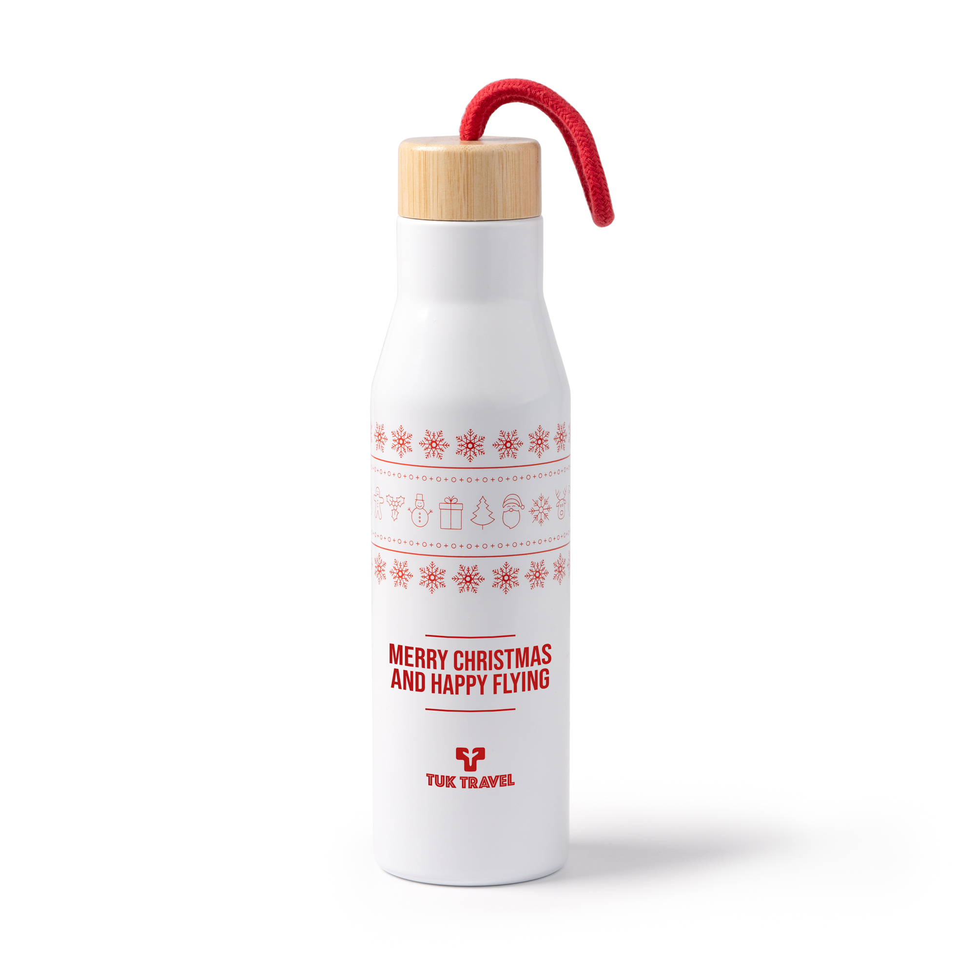 RVS Dubbelwandige Drinkfles Kerst - 5