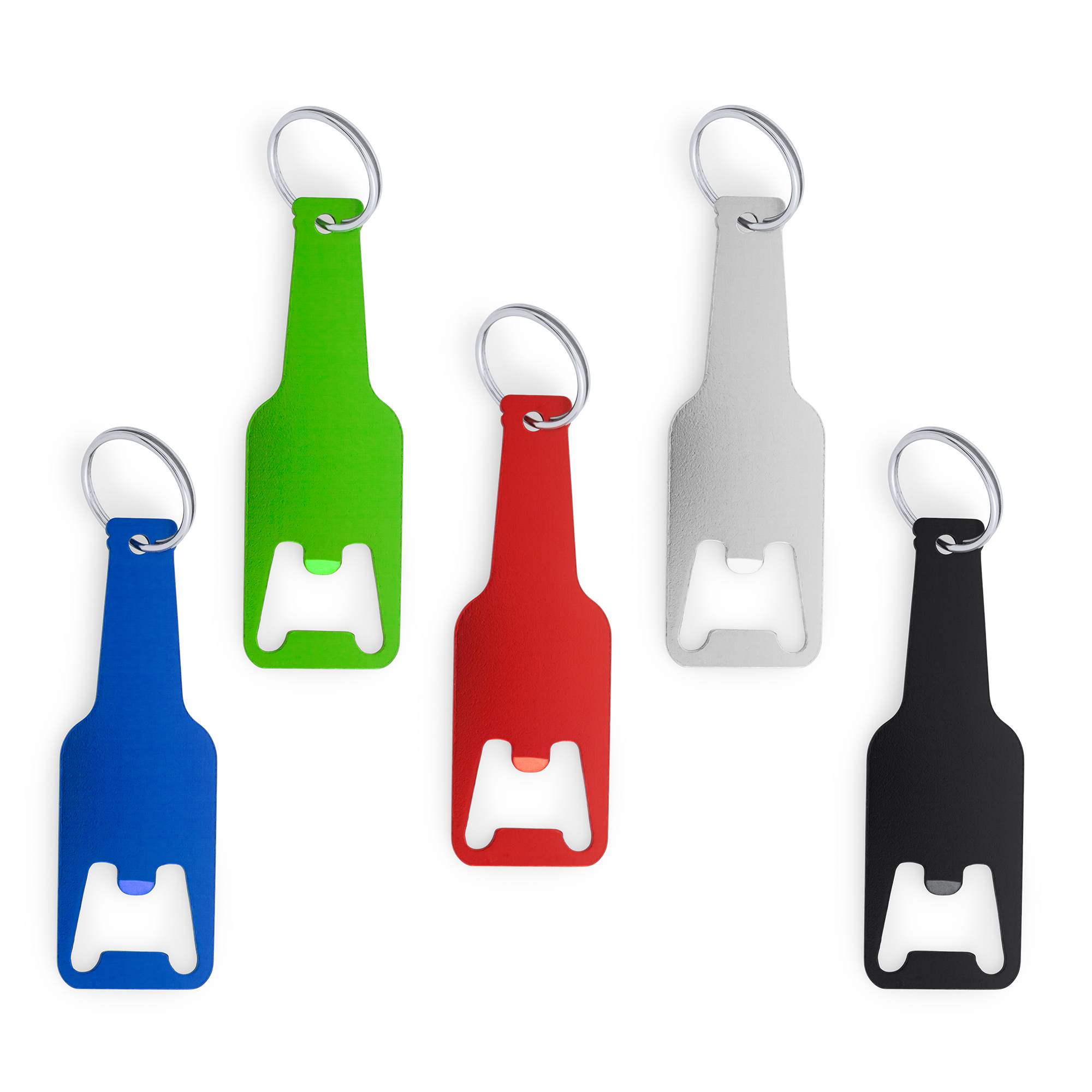 Sleutelhanger Flesvorm Aluminium - 3