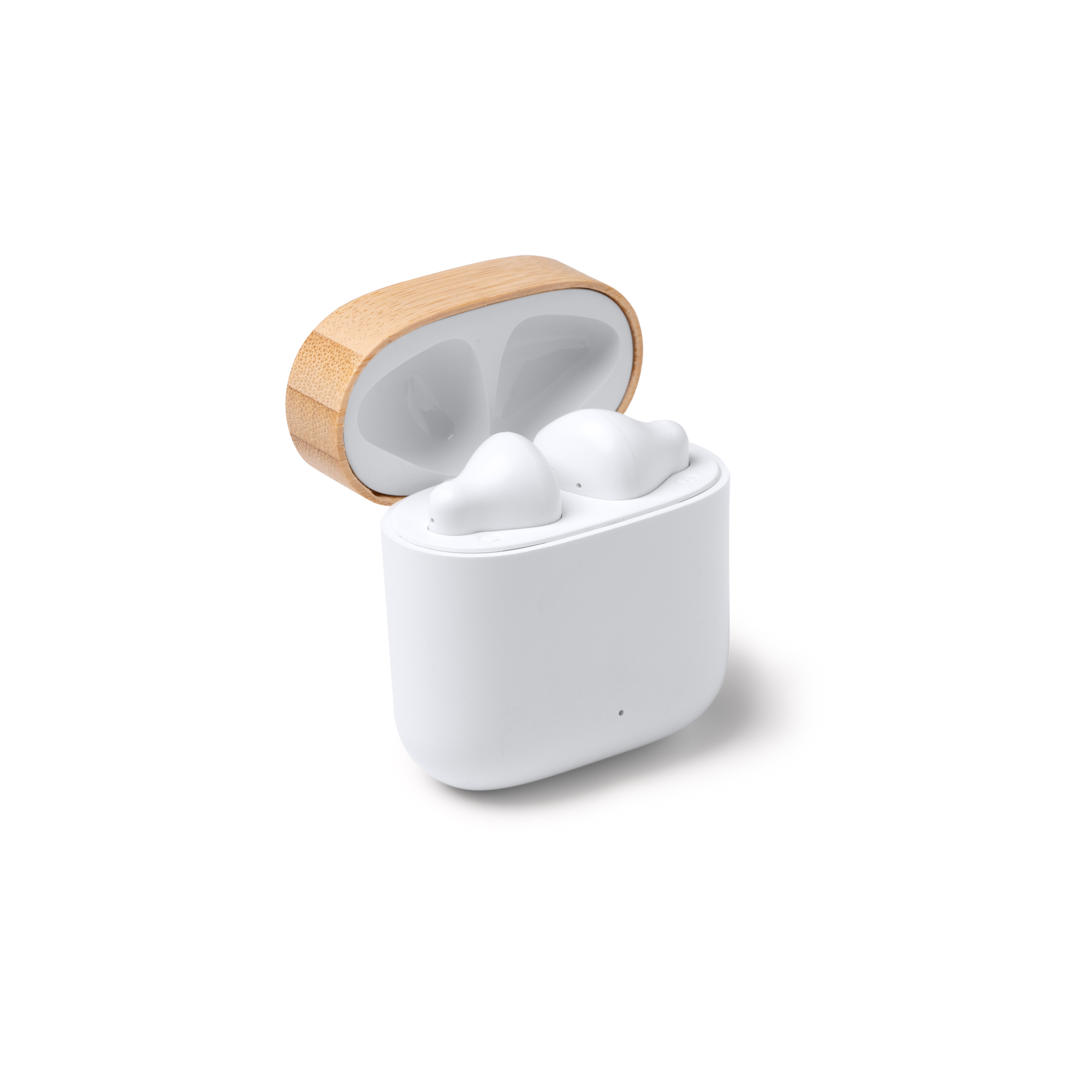 Draadloze Oordopjes Bamboe Oplaadcase - 5