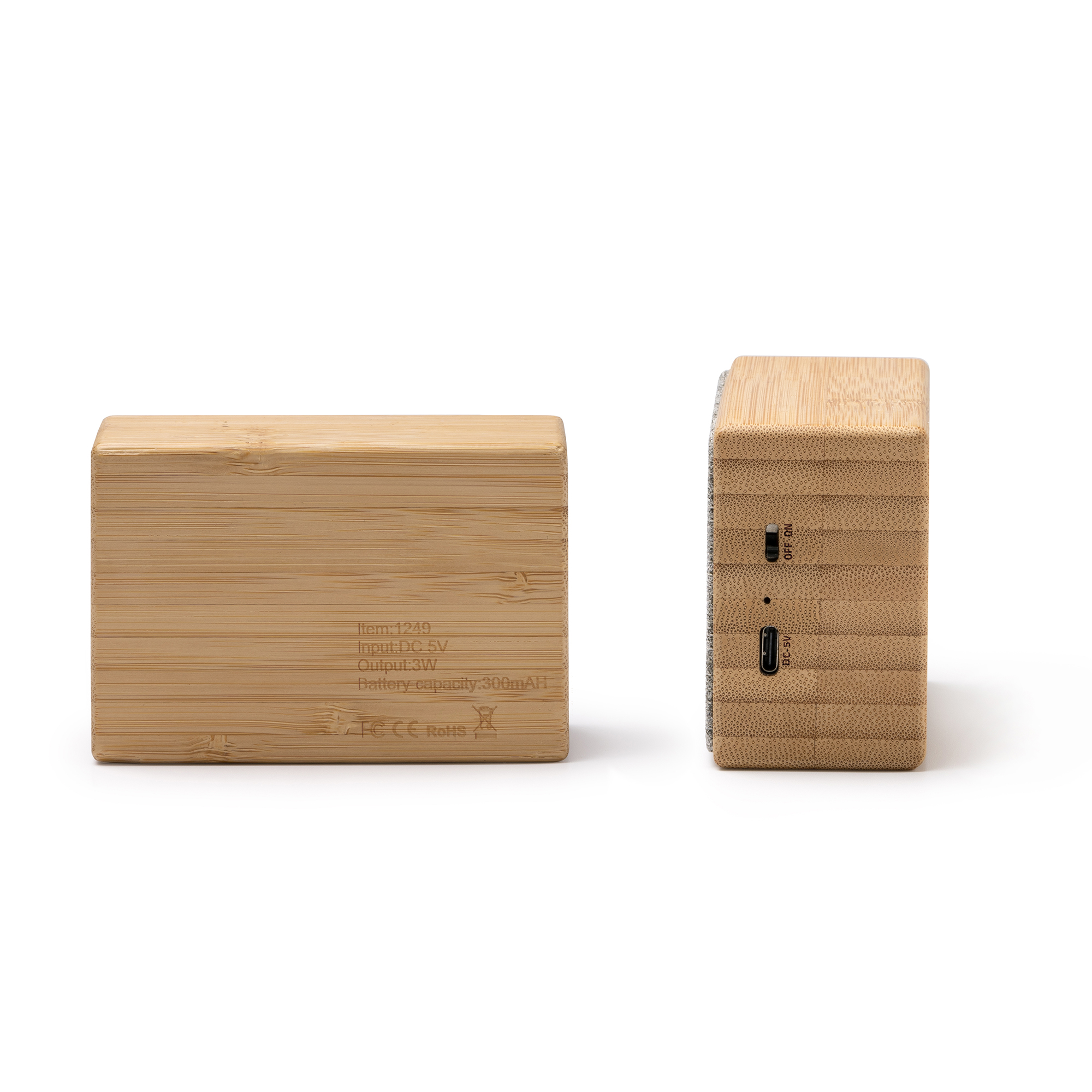 Bamboe Draadloze Speaker - 4