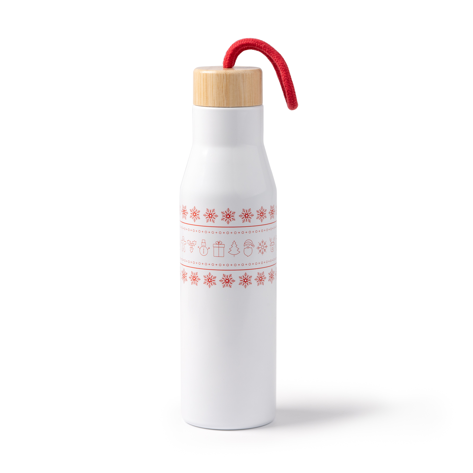 RVS Dubbelwandige Drinkfles Kerst - 1