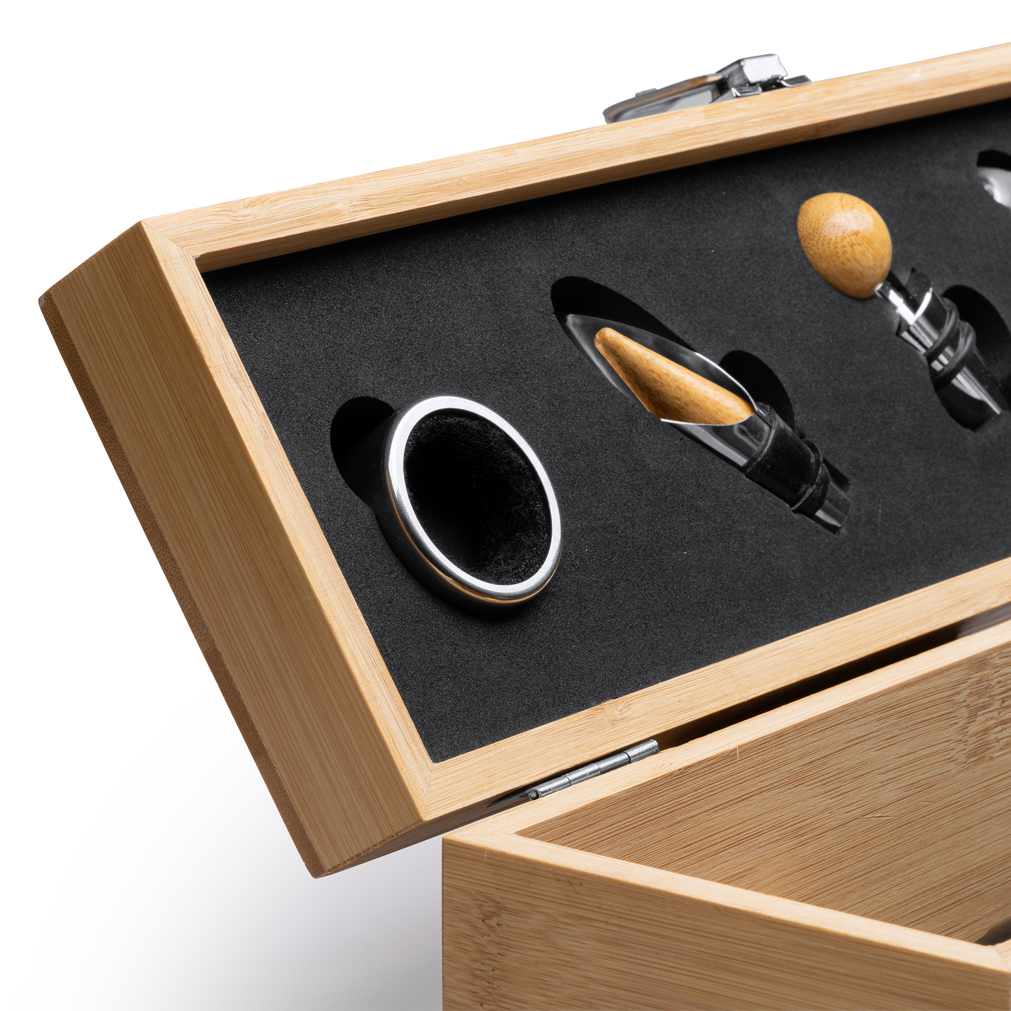 Houten Wijnkist met Luxe Wijnset - 4