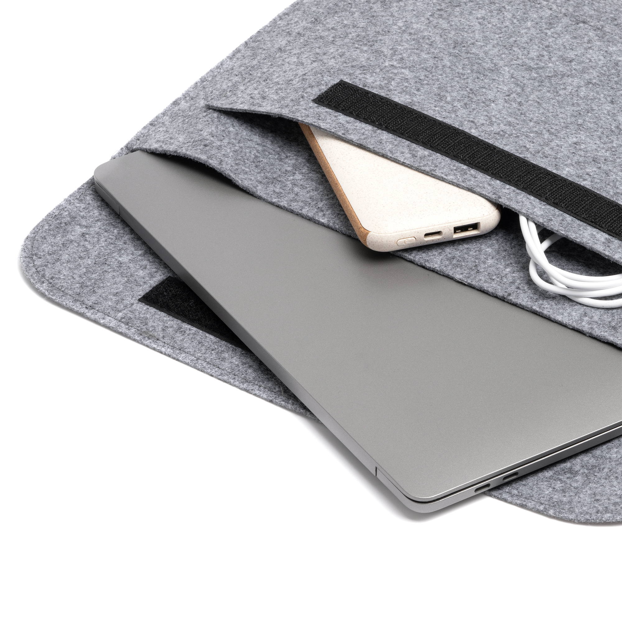 Laptop Sleeve van Gerecycled Vilt - 2