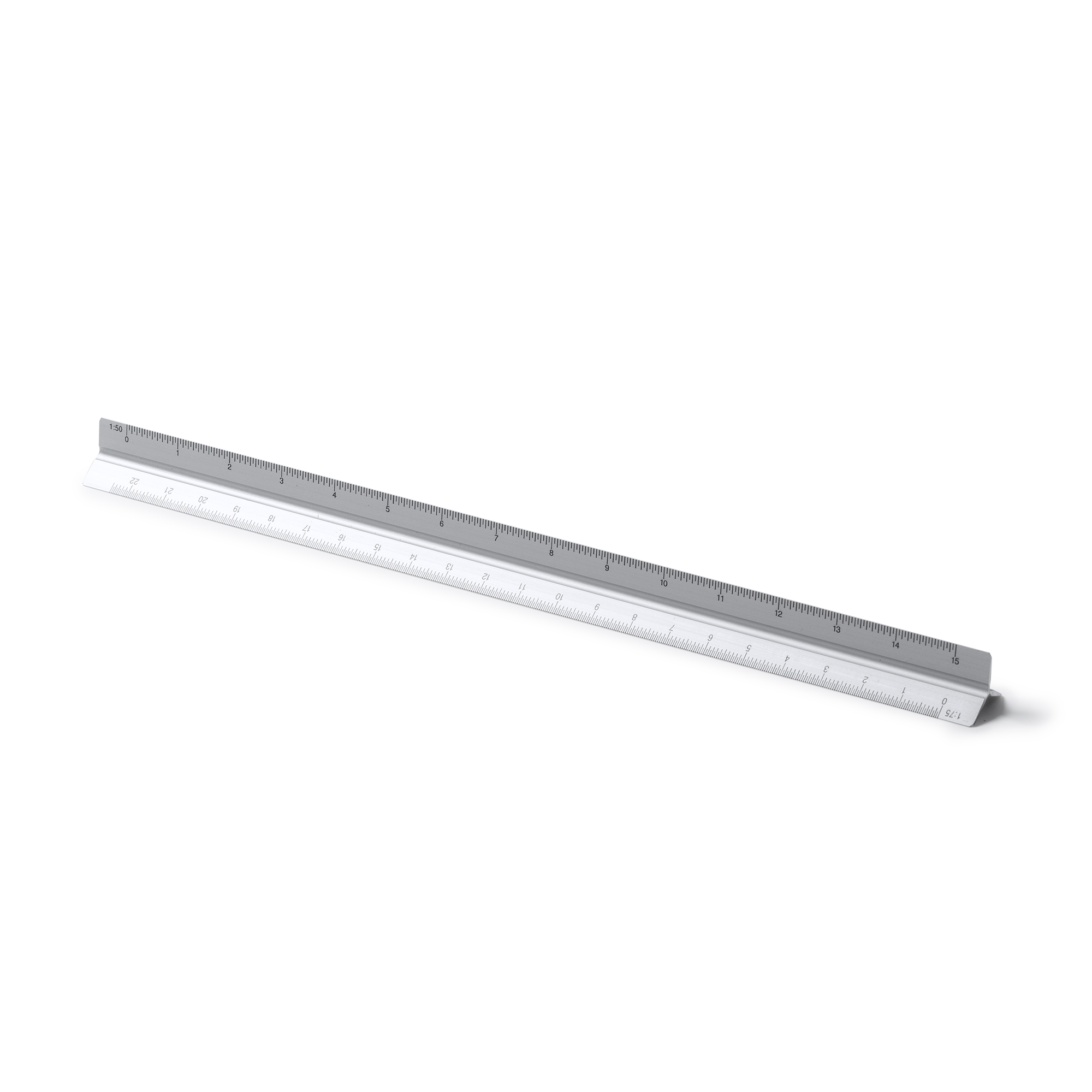 Aluminium Driehoekige Liniaal 30 cm - 1