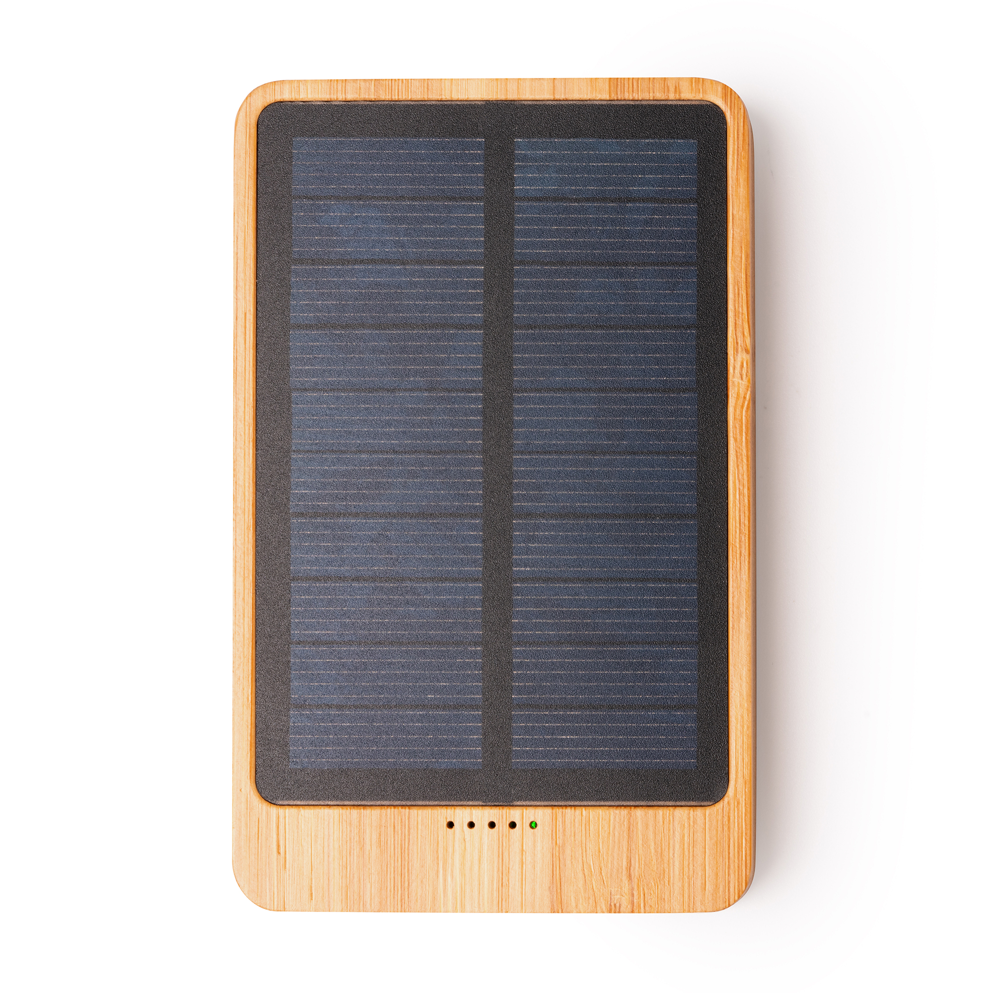 Solar Powerbank van Bamboe - 2
